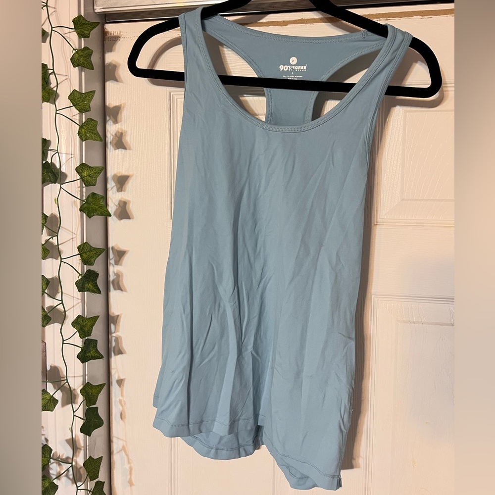 Large 90 degree by Reflex workout tank top (never worn)